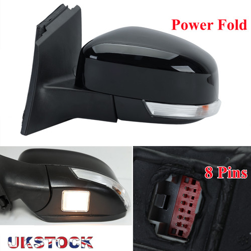 Left black wing mirror - left,