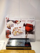 Cheese Board Rectangle Wooden With Cheese Wire and Accessories Boxed New