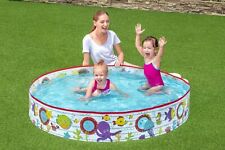 Childrens Kids Paddling Pool Rigid Swimming Garden Play Fill N Fun Pool Bestway