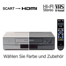 VHS VCR with 1 Year Warranty / Workshop Tested / 6 Head HiFi Stereo