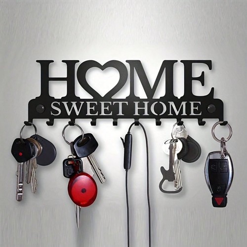 Black key holder wall - key,