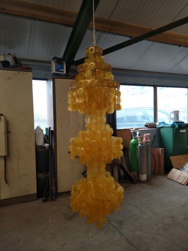 Vintage 1970s capiz shell - vintage,