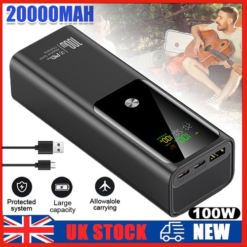 Power 20000mah bank 100w - 20000mah,