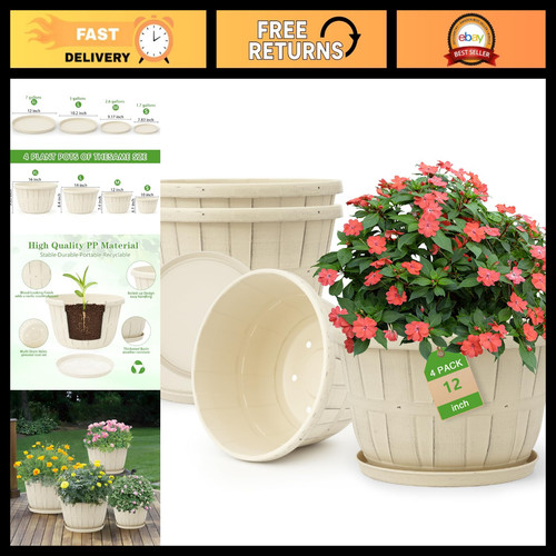 Inch large planters 4 - inch,