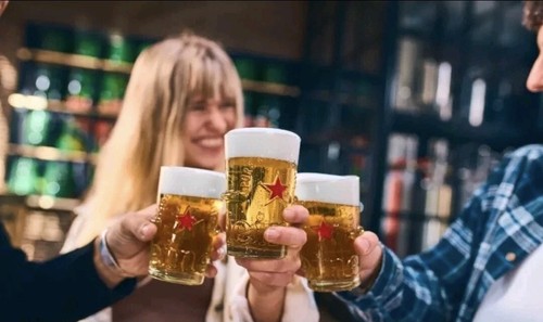 Heineken silver half pint - 4, x