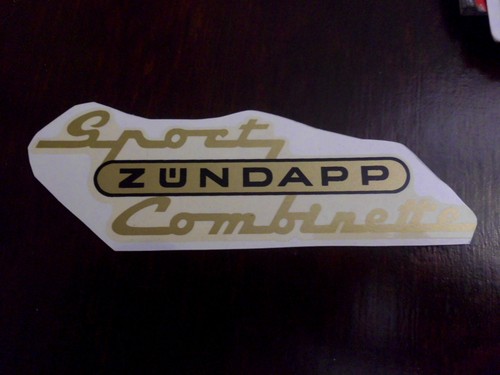 Zündapp picture lettering