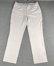 FootJoy Golf Pants Mens 34x32 White Stretch Performance Athletic Fit Outdoors