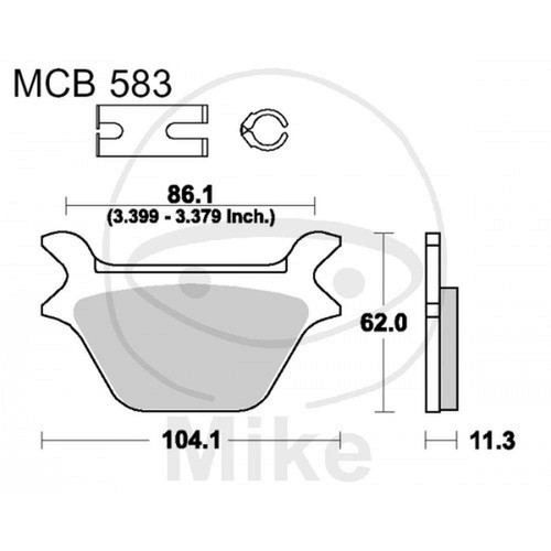 Brake pads std trw lucas - pads,