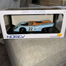 NOREV 1/18 PORSCHE 917 K-24H LE MANS 1970 GULF #22 NEW BOXED