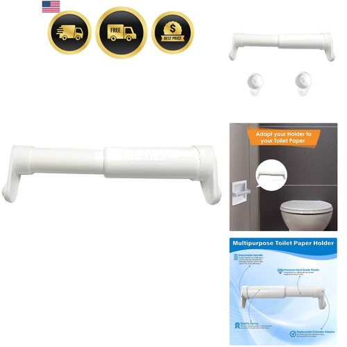 Toilet paper holder extender - toilet,