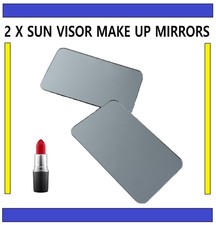 2x Sun Visor Stick On Mirror
