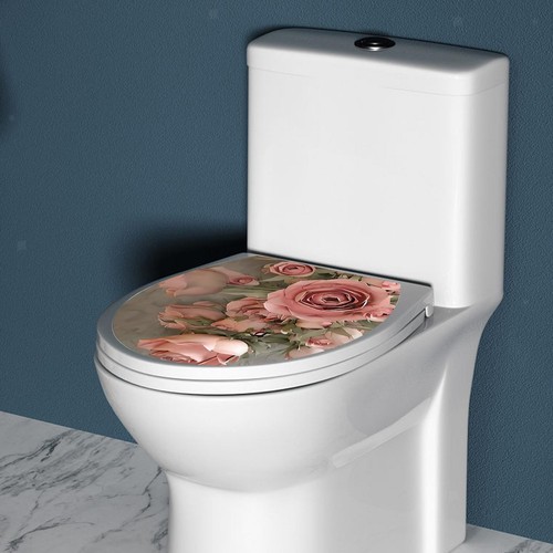 Toilet lid stickers - toilet,