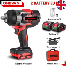 ONEVAN 2800Nm 1/2" Cordless Impact Wrench Brushless for Makita Battery Tools
