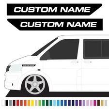 Custom Personalised Van Name