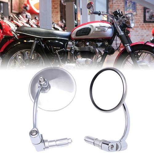 Chrome round 22mm bar end - chrome,