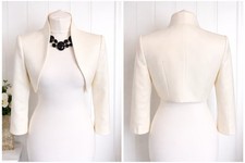 Sonia Pena Bolero Jacket Ivory