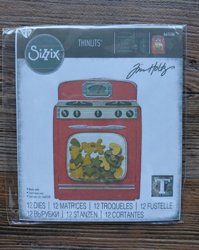 Retro oven tim holtz sizzix - oven,