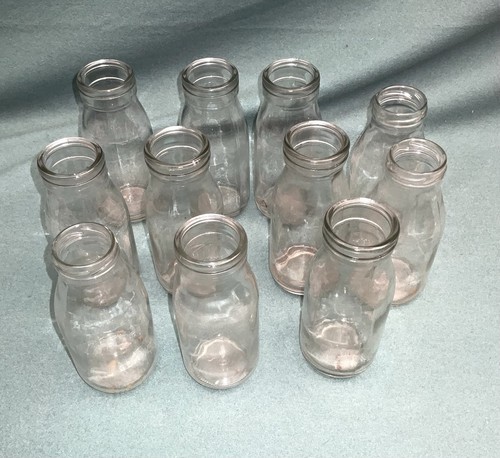 Vintage small milk bottles - small,