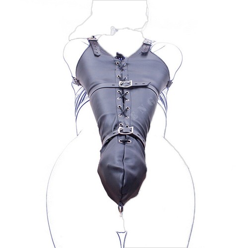 Leather tight single glove - leather,