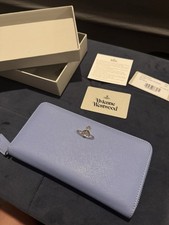 Vivienne Westwood Womens Blue Wallet