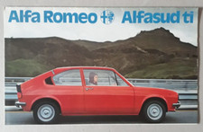 Alfa Romeo Alfasud ti Brochure