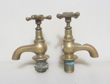 Large Antique Brass Taps Sink