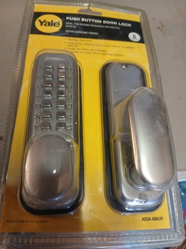 Yale dl02 door lock push - door,