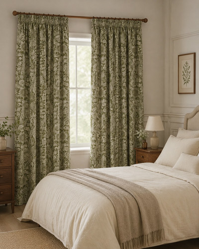 Pair william morris olive - william,