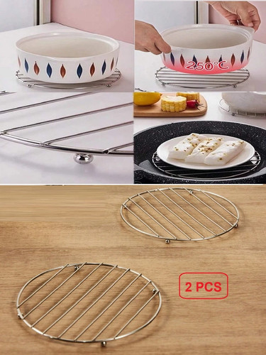 2pc stainless steel round - stainless,