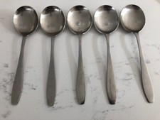 5 x Old Hall Soup Spoons