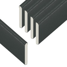 Anthracite Grey UPVC Plastic Architrave Skirting Board Window Finishing Trim 1m