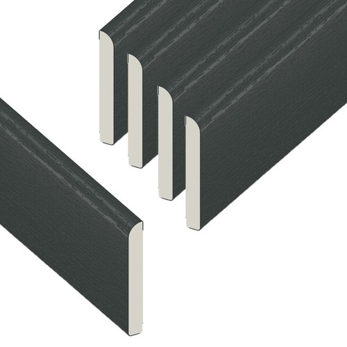 Anthracite grey upvc plastic - anthracite,
