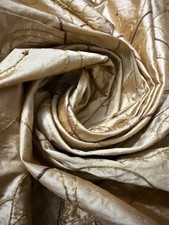 6m 100% Pure Silk Embroidered Thai/taffeta Silk Fabric 54” Wide 120gsm Craft-33E