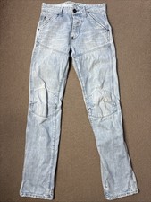 G Star Raw Jeans Mens W27 L32 Blue Denim  Elwood Heritage Narrow (3447)