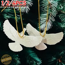 1/2PCS Friendship Turtle Doves Christmas Ornament Gifts Xmas Tree HomeDecoration