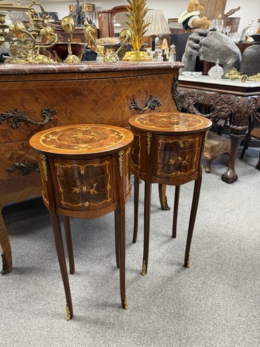 Pair french louis - louis, round