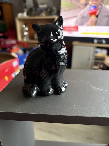 Vintage sylvac lucky black cat - vintage,