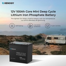 Renogy 100Ah 12V Lithium