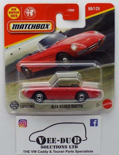 Matchbox alfa romeo duetto - romeo,