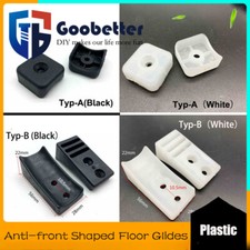 Plastic Chair Foot Anti-front Shaped Floor Glides Tubing Caps Floor Protector