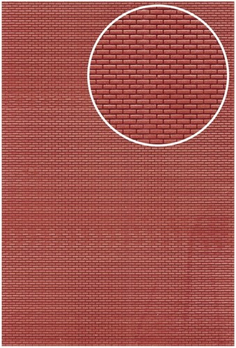 Model railway flexible brick - flexible,