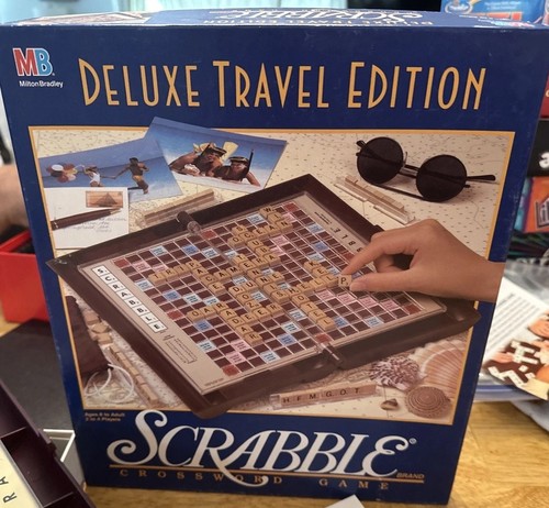 Scrabble deluxe travel edition - deluxe,