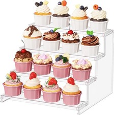 Lifewit 4 tier Clear Cupcake
