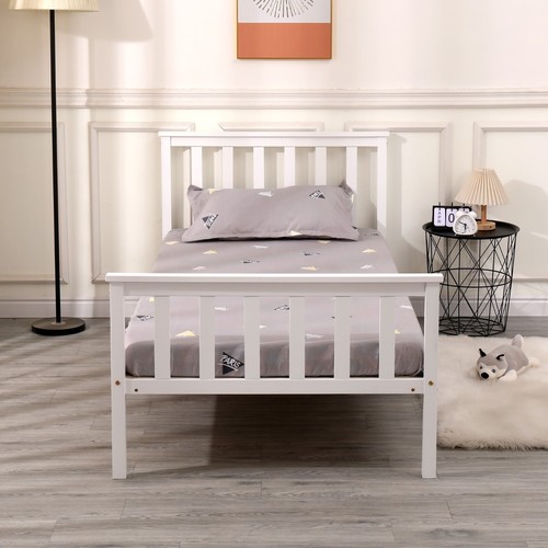 Single bed pine frame - bed, 3ft