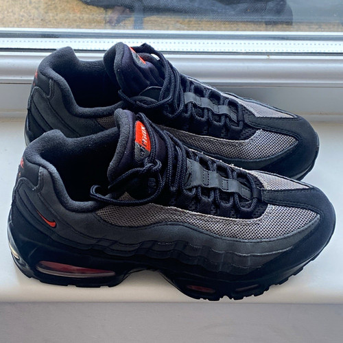 Nike air max black grey - nike, black/grey/red