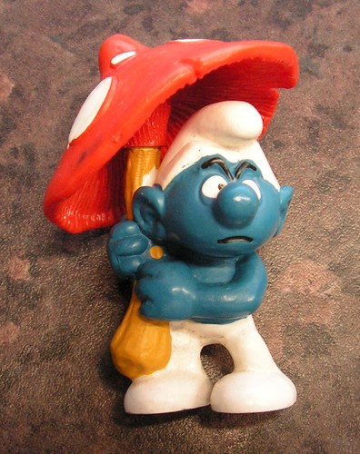 Toadstool umbrella smurf 20118 - toadstool,