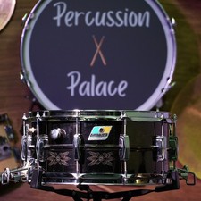 Ludwig No.453 Engraved Black Beauty Super-Sensitive 14"x6.5" Brass Snare Drum