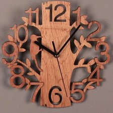 10 Inch Wooden Tree Wall Clock