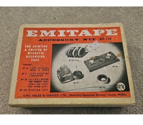 Vintage emitape audio tape - vintage,
