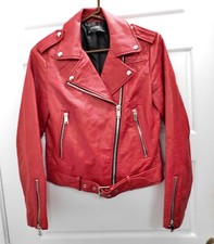 Zara Vegan Moto Biker Jacket